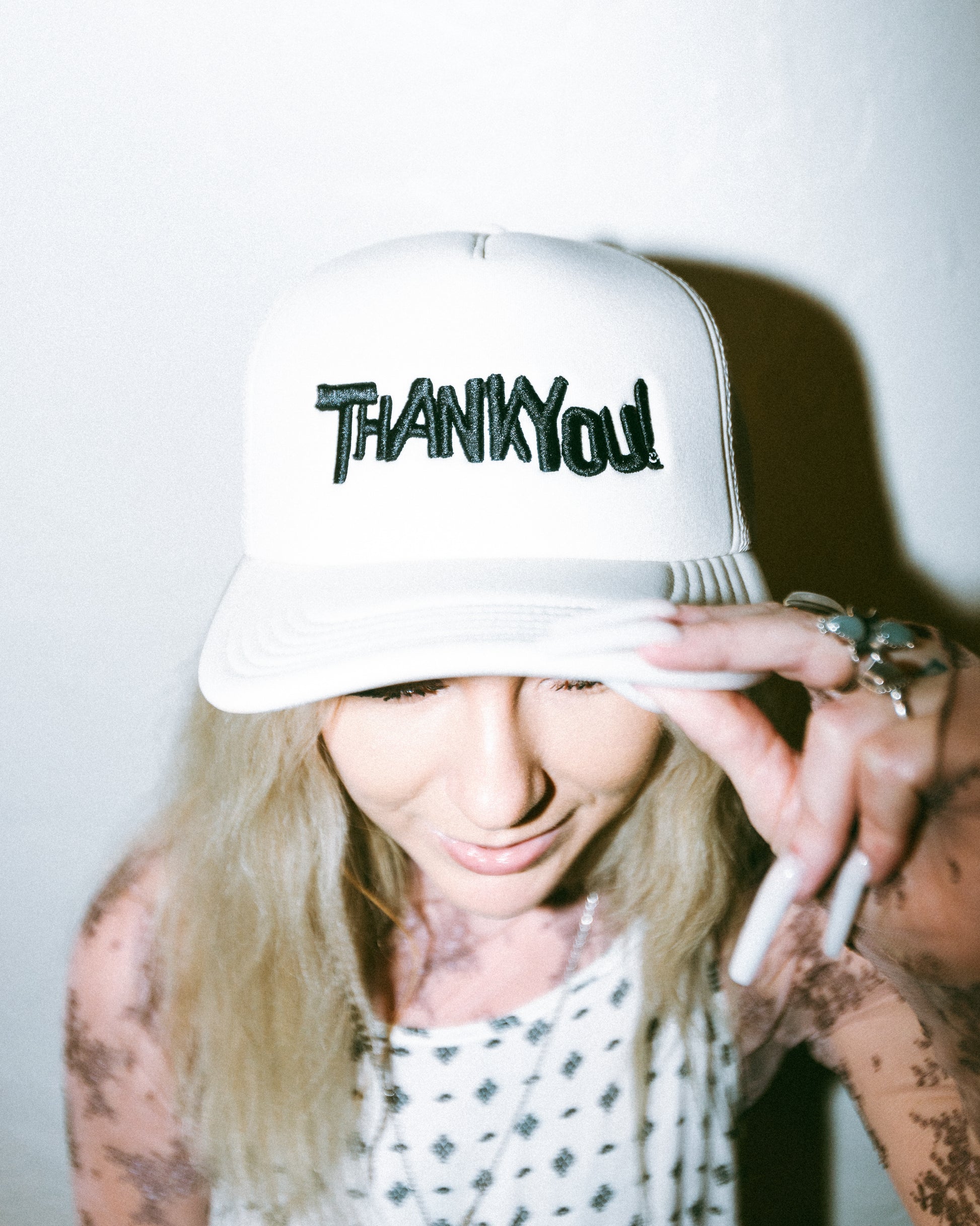 THANKYOU! Creme Trucker Hat